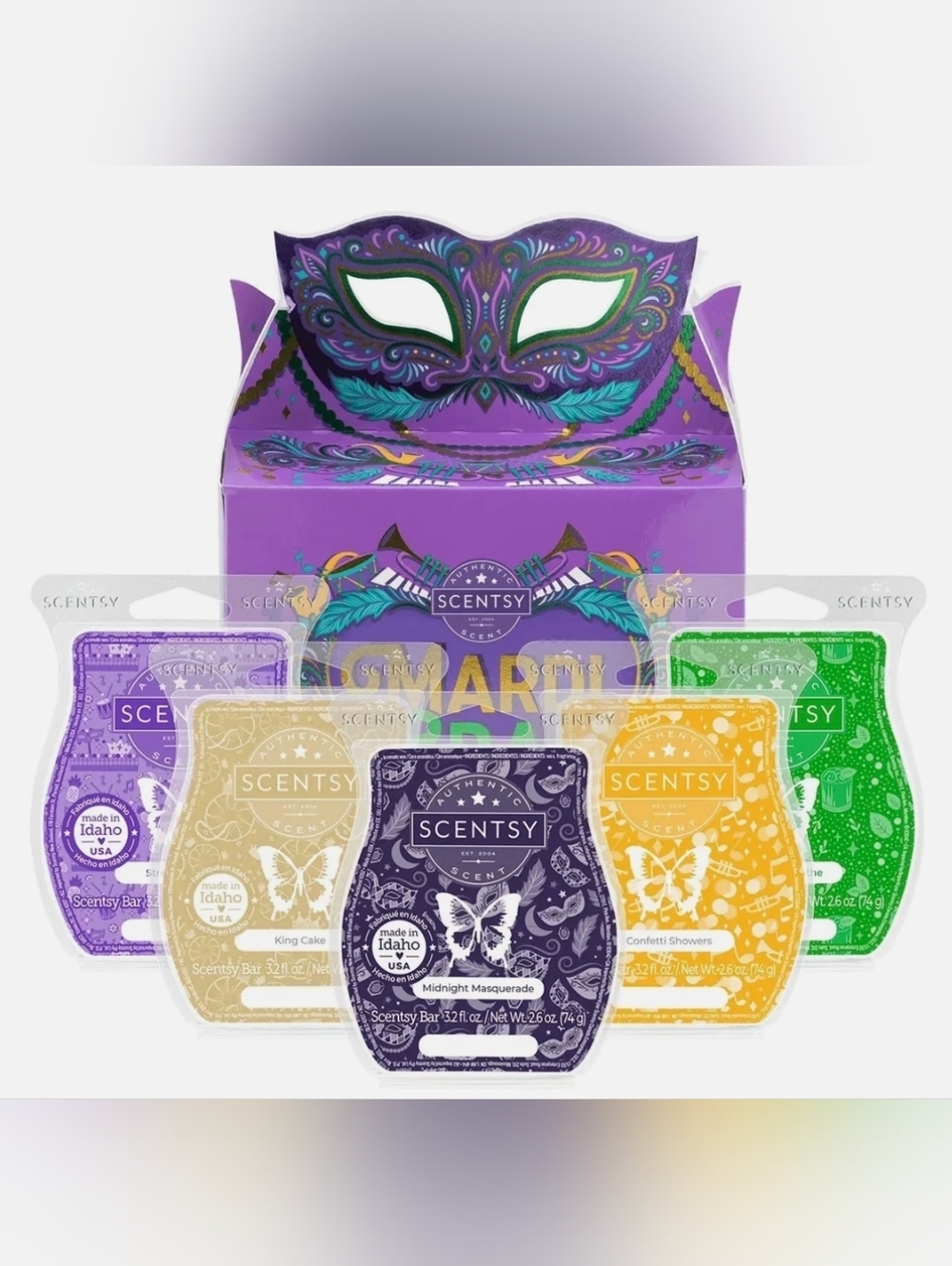 Scentsy Mardi Gras Wax Melts - NEW